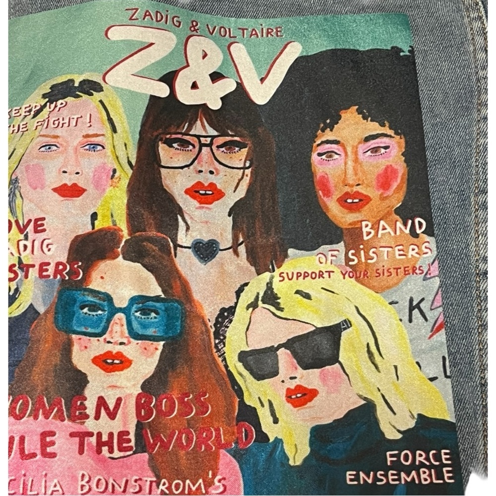 Zadig & Voltaire Kioky Band of Sisters Blue Denim Jacket
Size XS - Picture 16 of 16